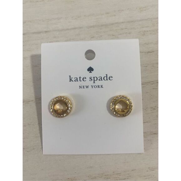 Kate Spade Spot the Spade earrings - Picture 1 of 5